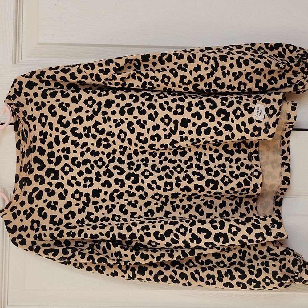 Zara girls leopard tee